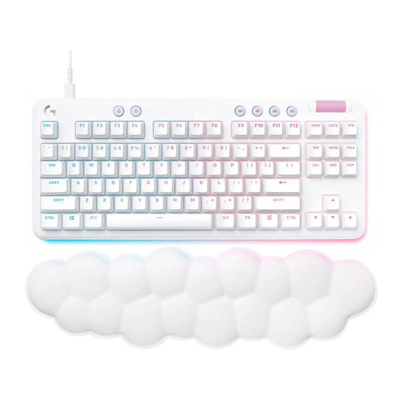 Logitech G713 TKL Wired Mechanical Gaming Keyboard - White Mist - لوحة مفاتيح